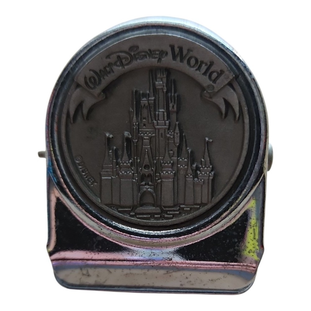 RARE Walt Disney World Cinderella's Castle‎ Fridge Metal Clip Magnet Magic King.